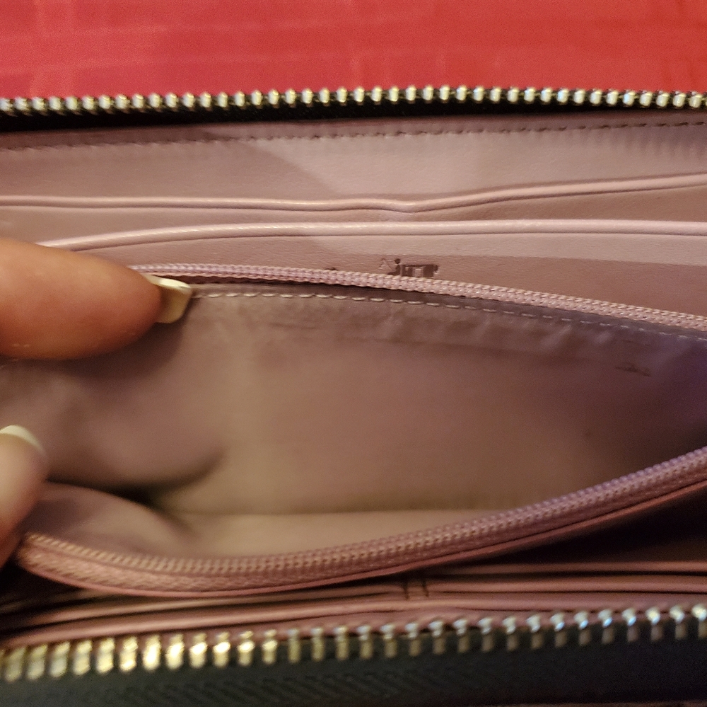 Coach Navy & Multi Color Signature C Wallet - Picture 3 of 8